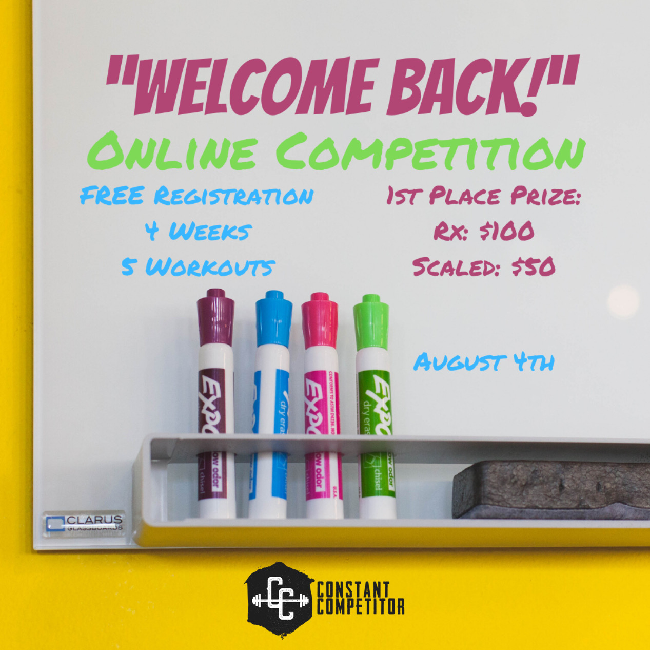 Constant Competitor: Welcome Back - Online Competition logo