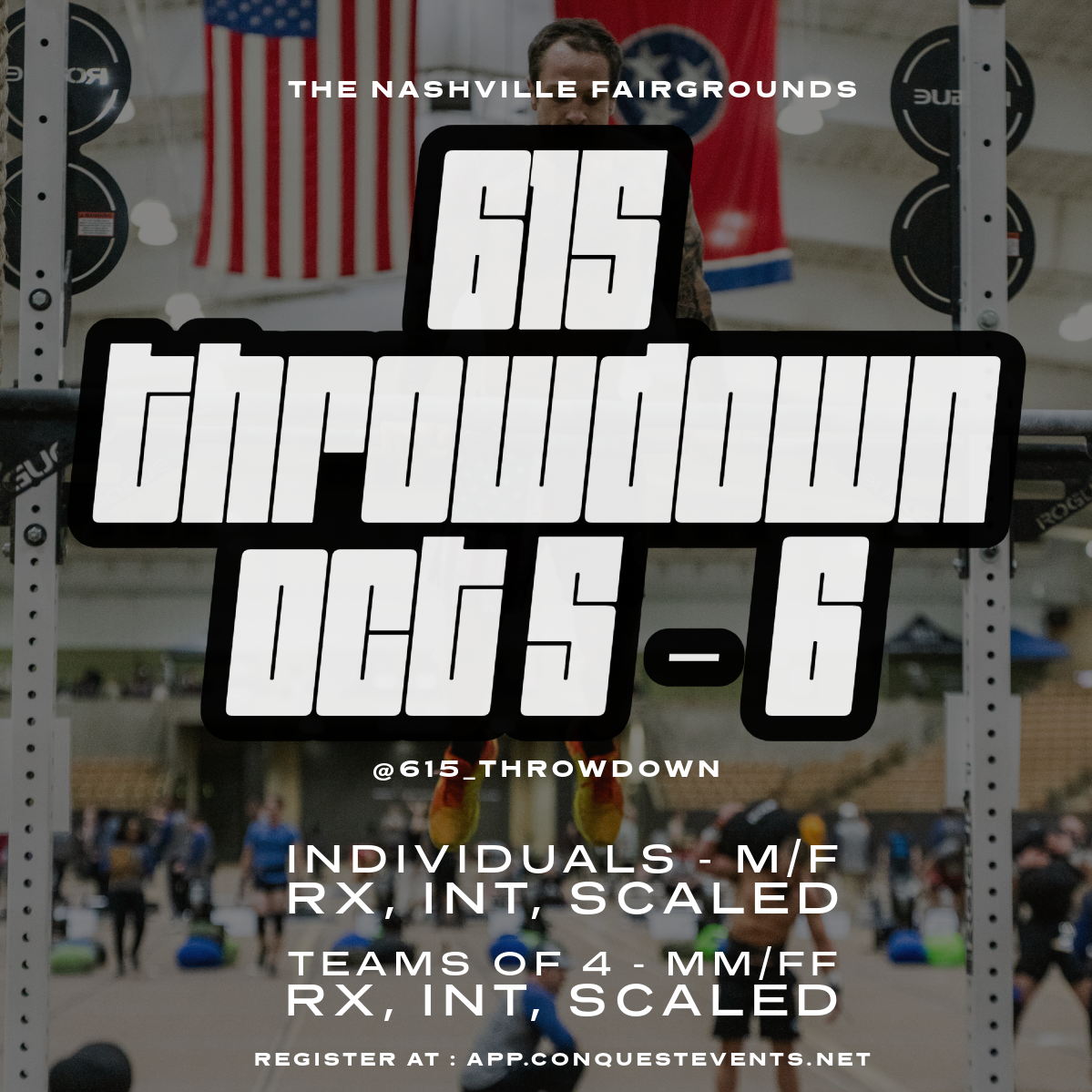 615 Throwdown - October 5 & 6 logo