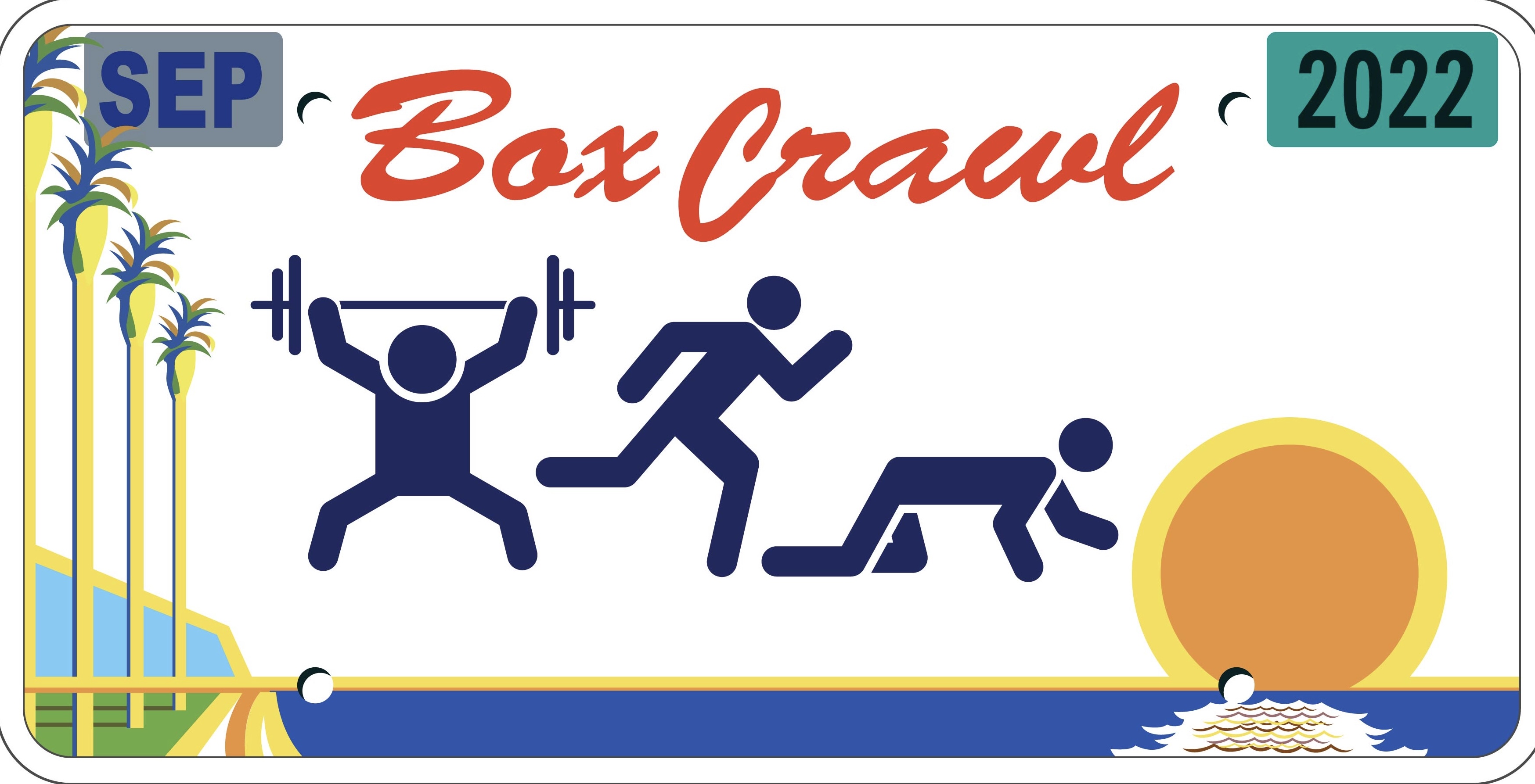 8th Annual SouthBay Box Crawl 2022 logo