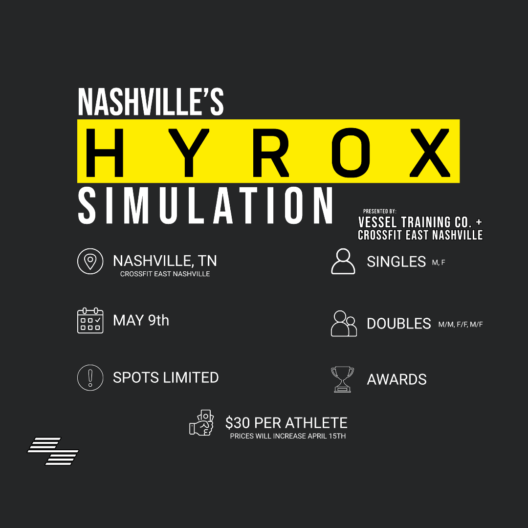 Nashville's HYROX Simulation logo