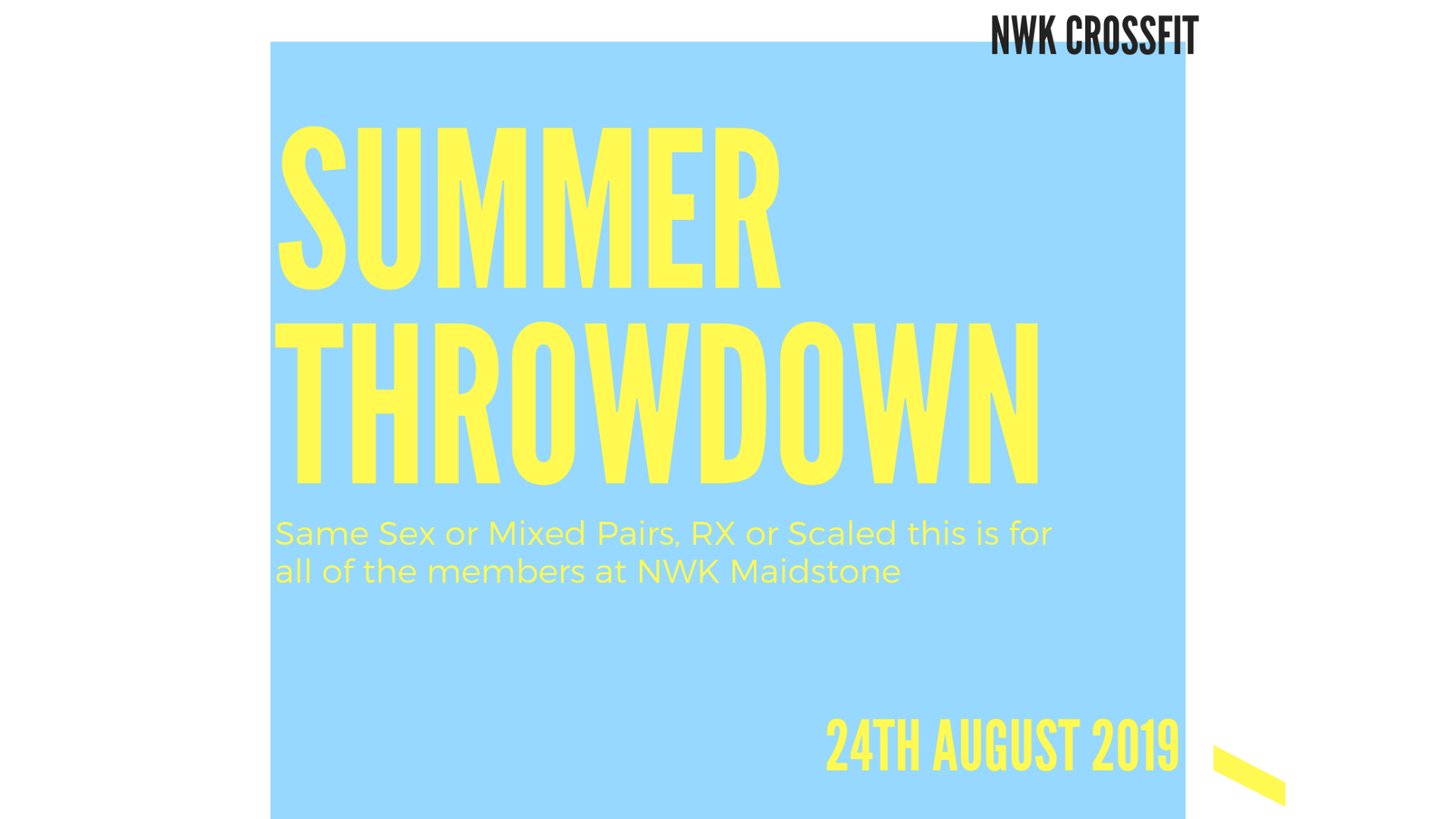 Maidstone Summer Throwdown logo