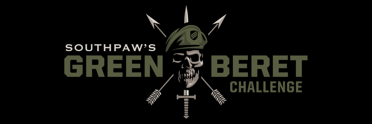 Southpaw's Green Beret Challenge logo