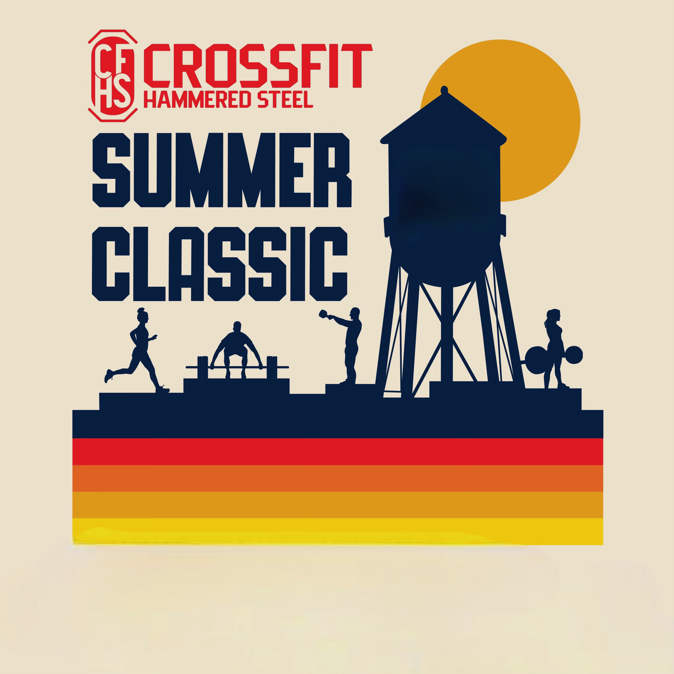 CrossFit Hammered Steel Summer Classic logo