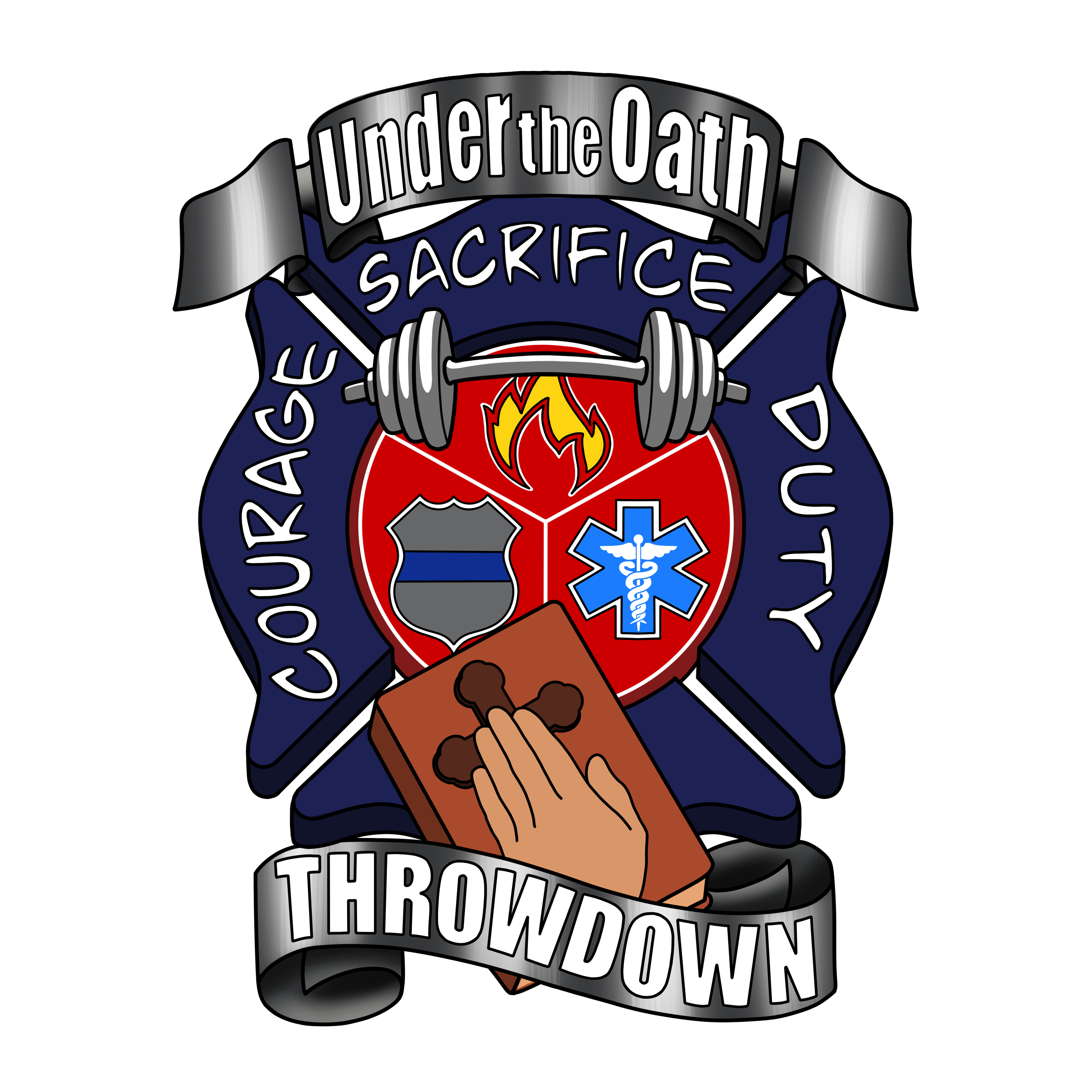 Under the Oath Throwdown 2022 logo