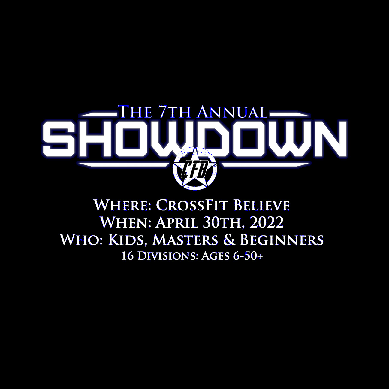 The 7th Annual Showdown of the Young, Old & New logo