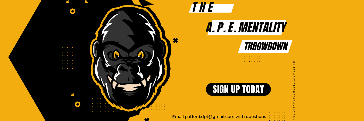 The A.P.E. Mentality Throwdown logo