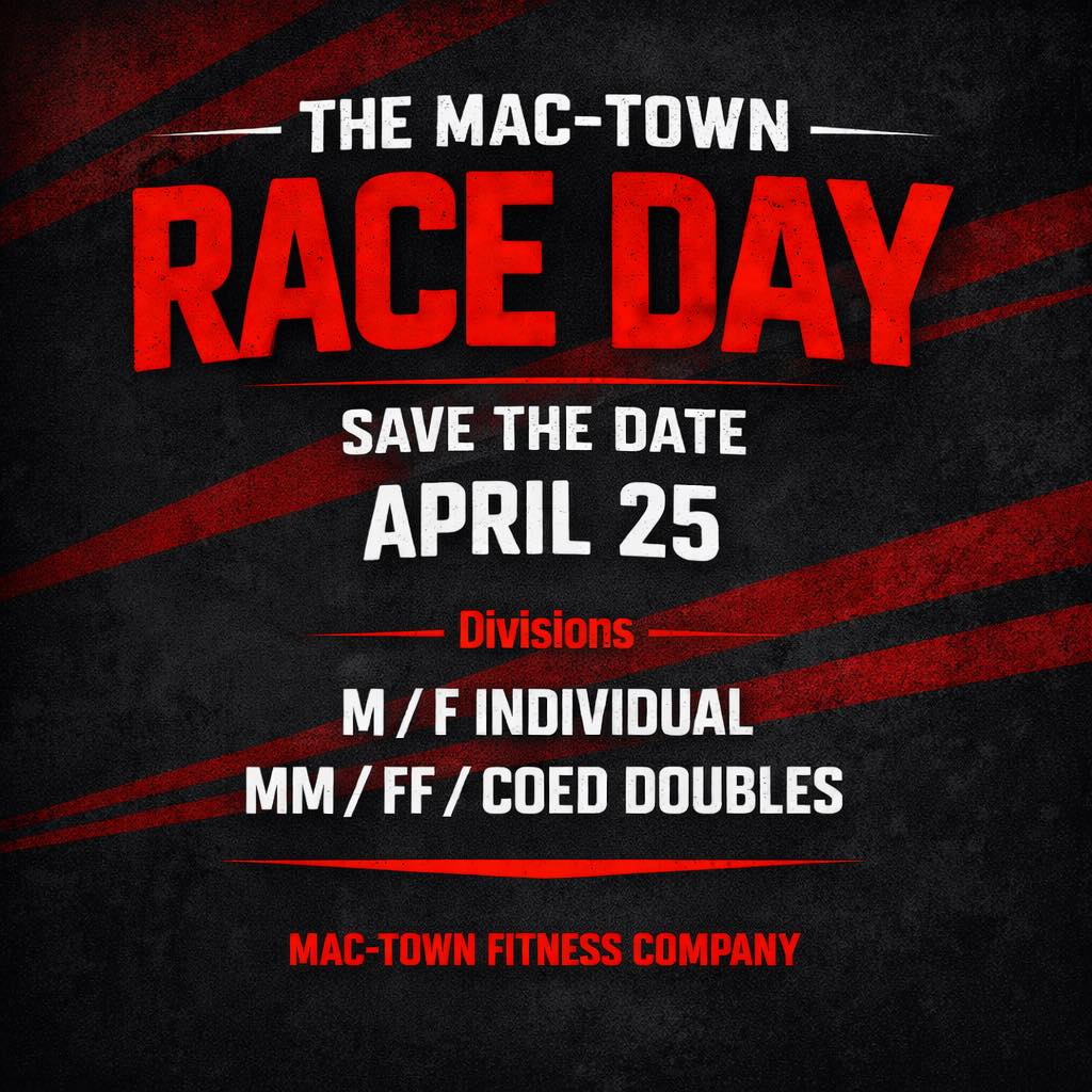 Mac-Town Race Day logo