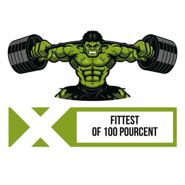 FITTEST OF 100 POURCENT EDITION 2 logo