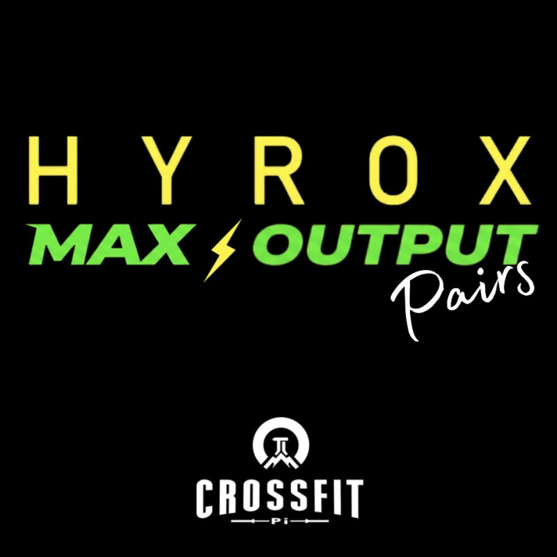 HYROX PAIRS - MAX OUTPUT logo