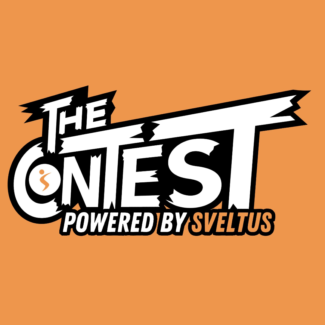 The Contest 2025, powered by Sveltus logo