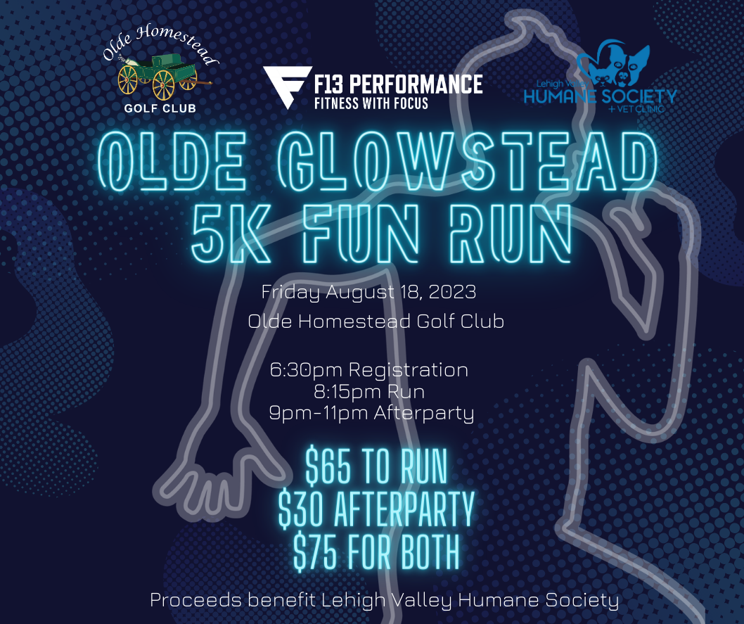 Olde GlowStead 5K - Glow 5K at Olde Homestead Golf Club logo