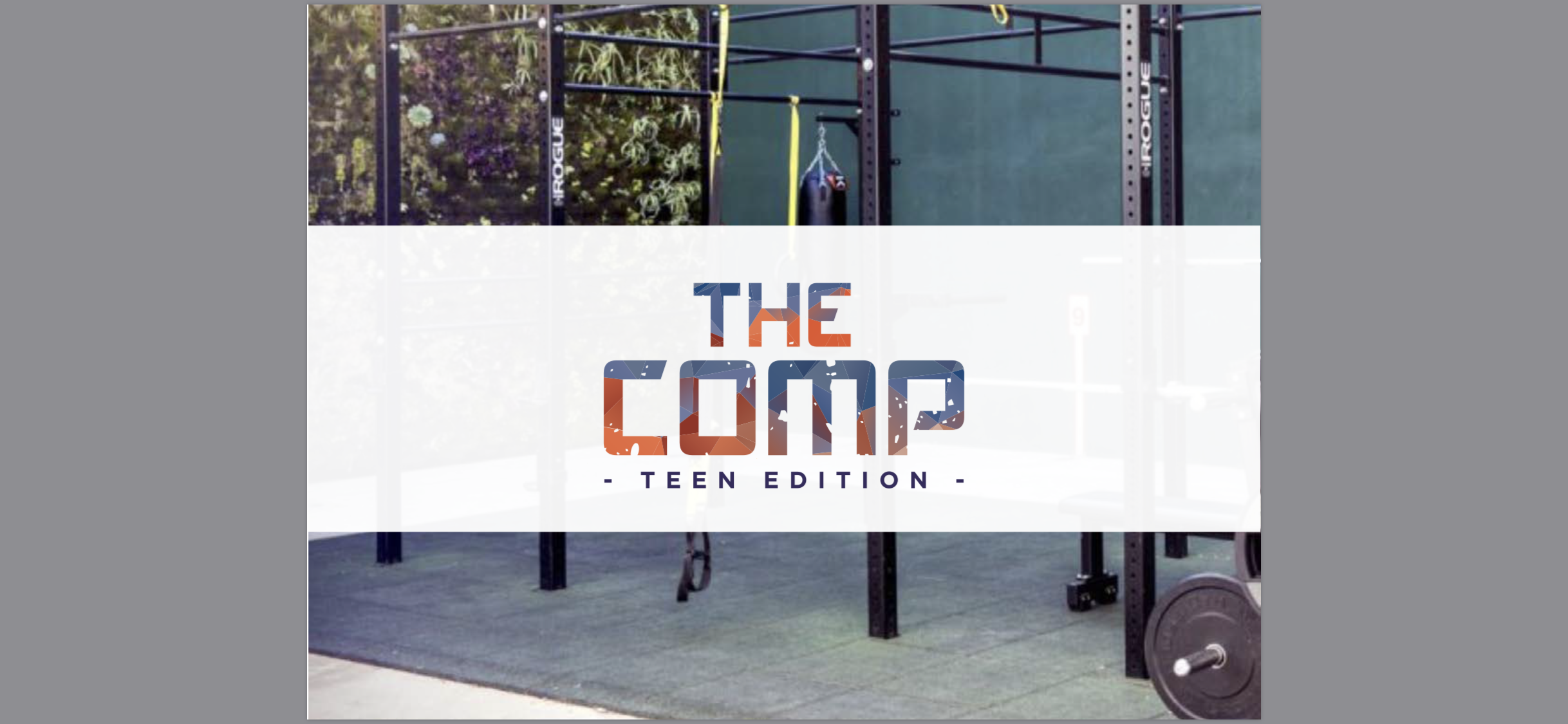The Comp. FINALS. Teen Edition 2019. logo