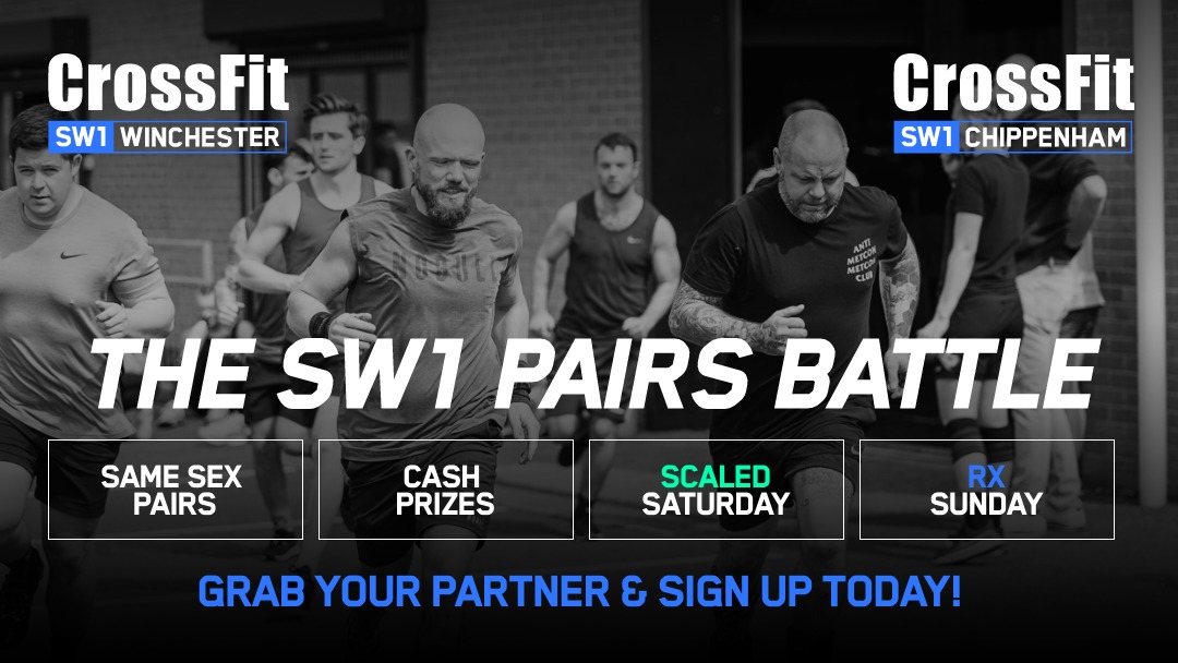 The SW1 Pairs Battle logo