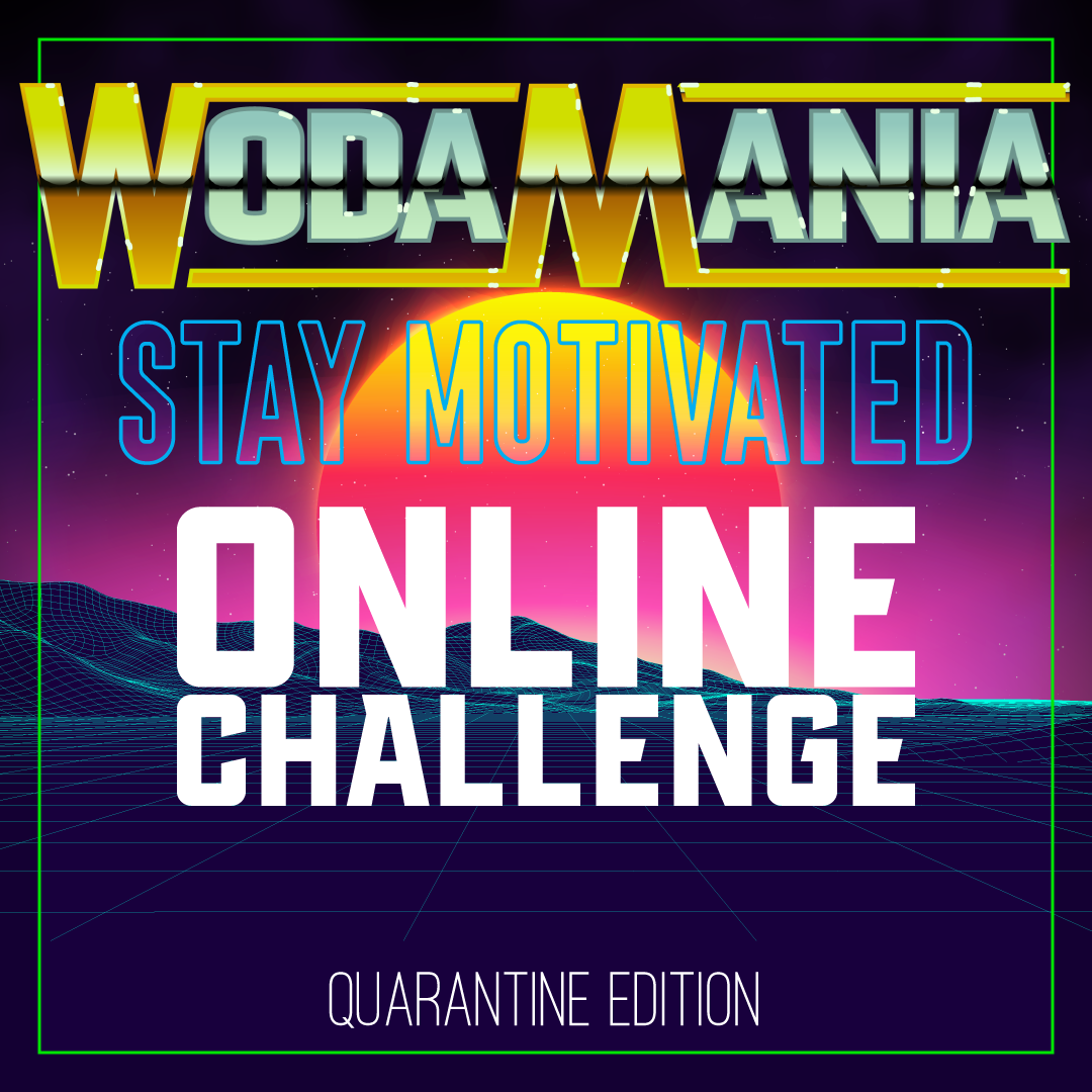WodaMania Stay Motivated Online Challenge logo