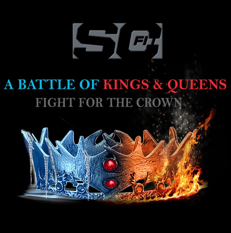 Live Fit; Battle of Kings and Queens FIRE logo