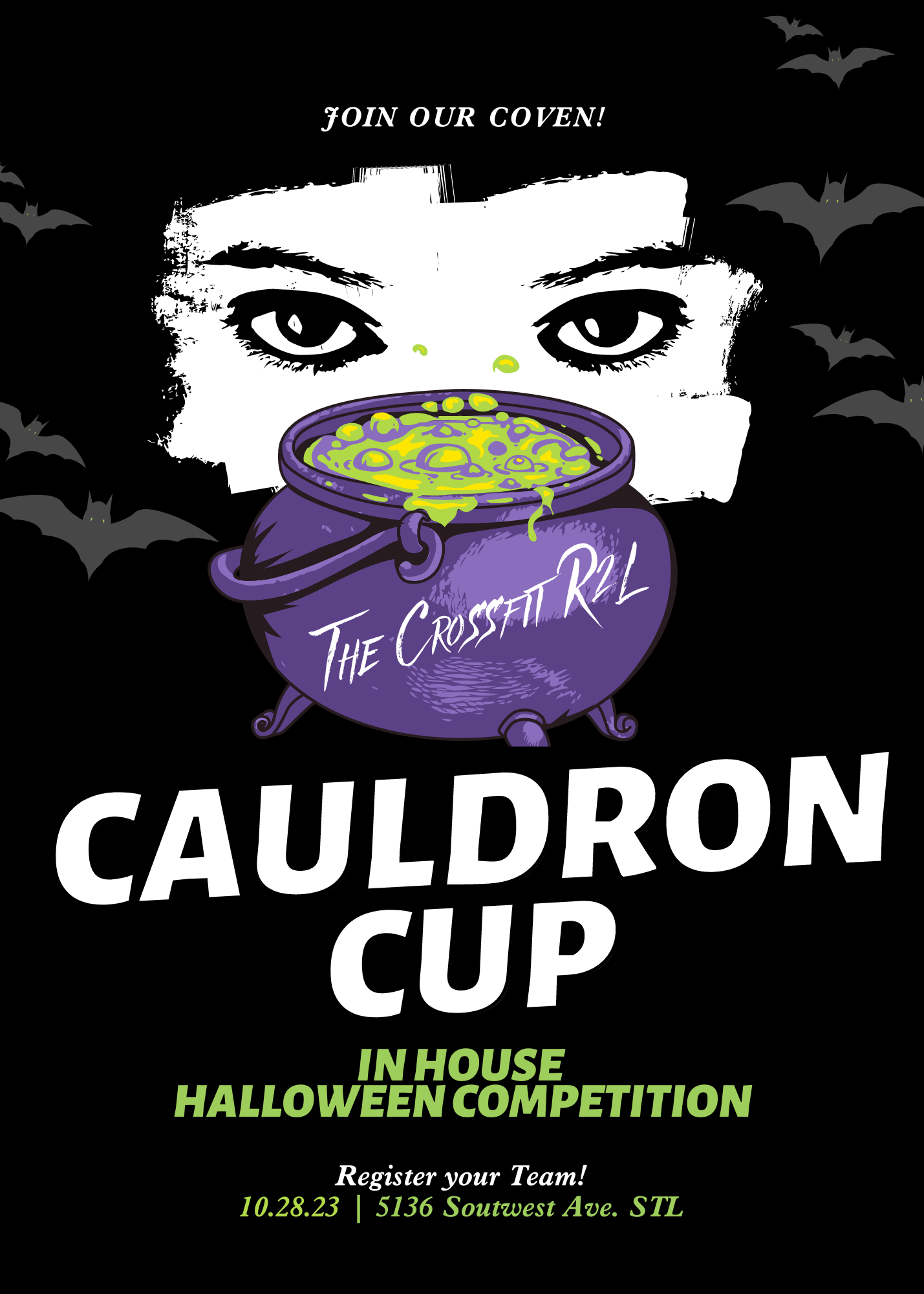 R2L Halloween Cauldron Cup - 2023 logo