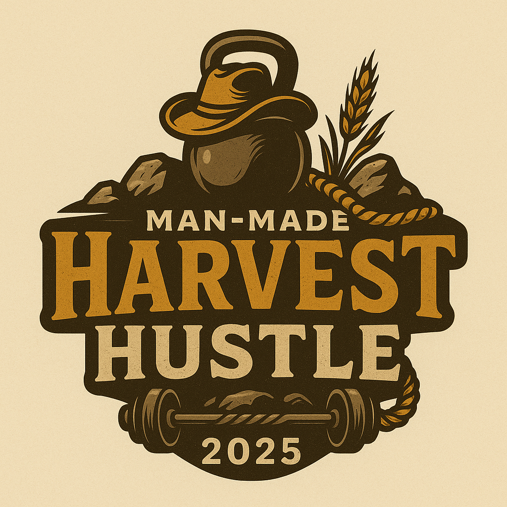 Man-Made Harvest Hustle logo