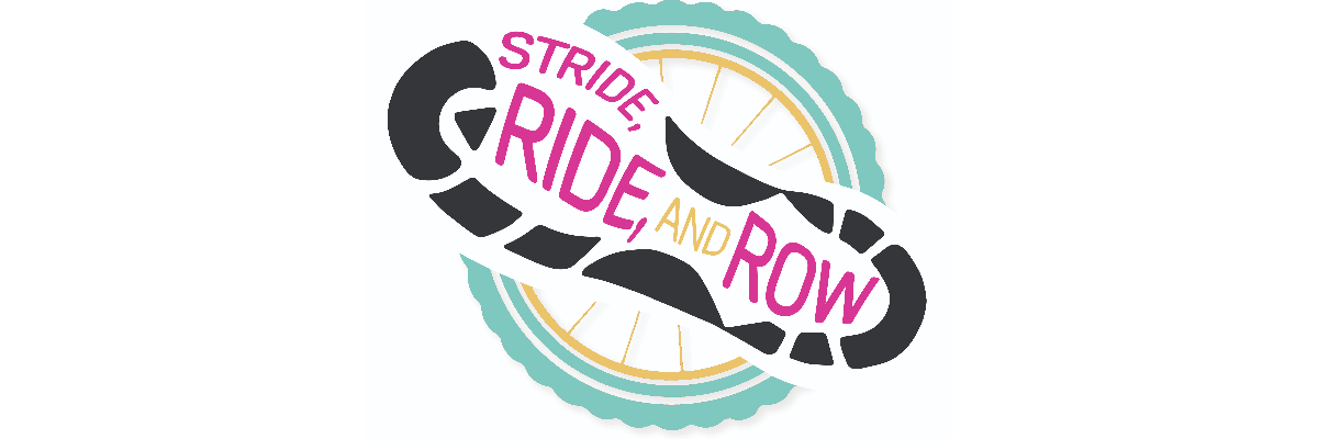 Stride, Ride and Row  logo