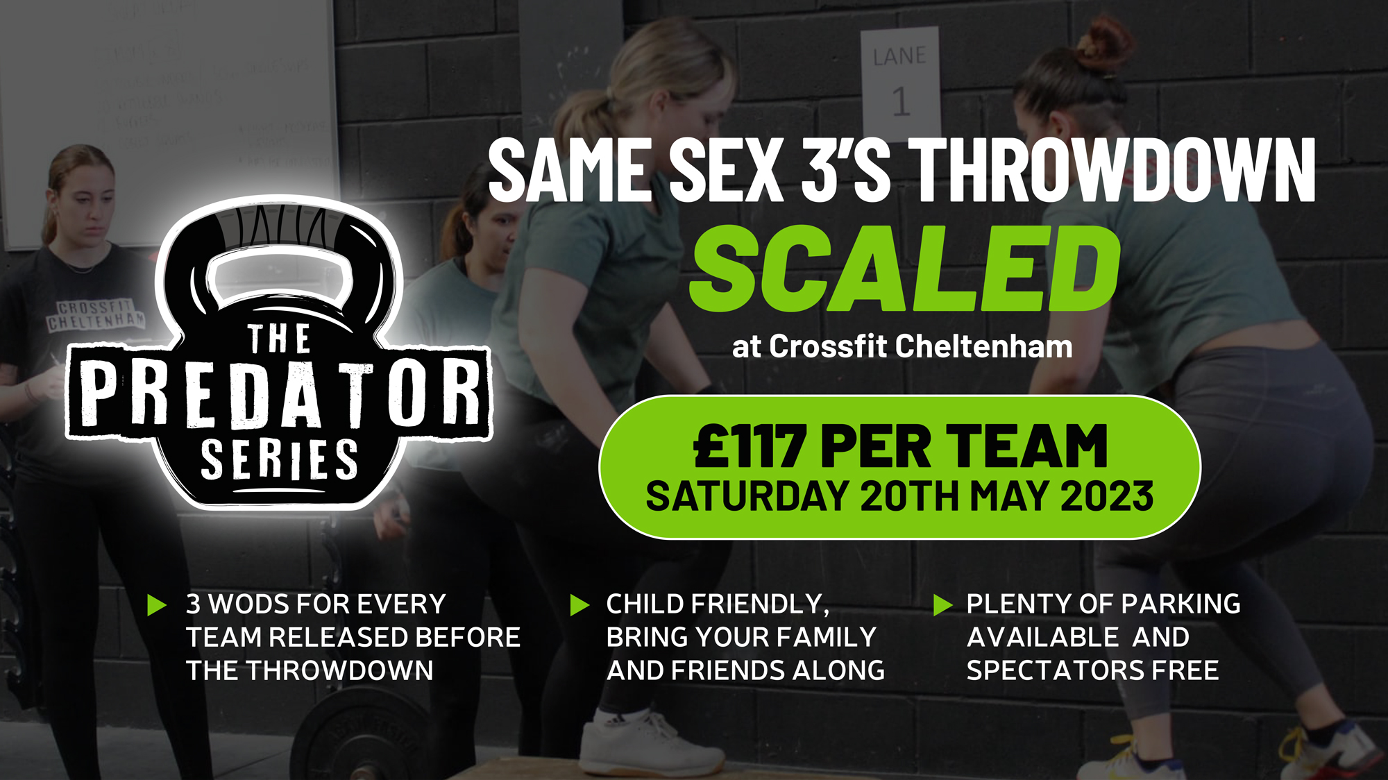 The Predator Series Same Sex 3's - Scaled Throwdown 2023 logo