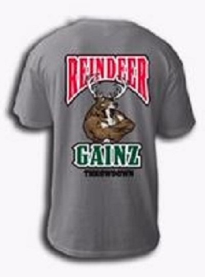 Raindeer gainz throwdown logo