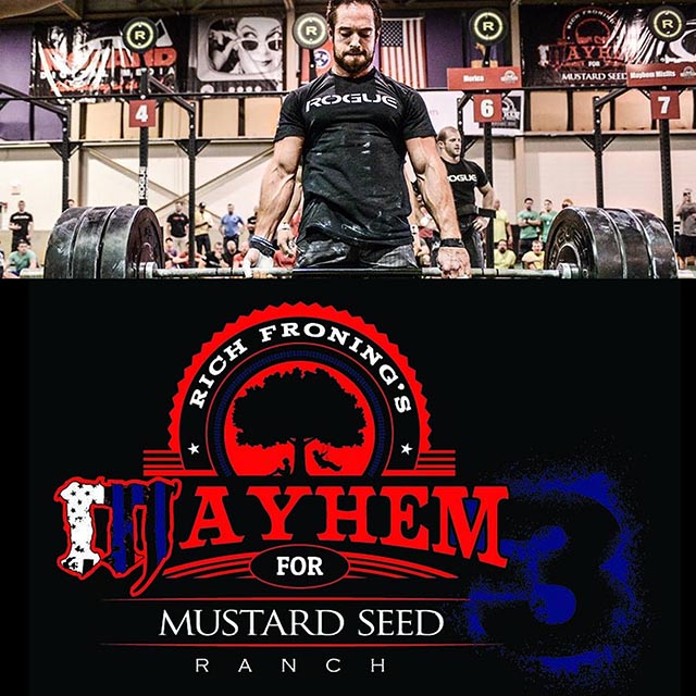 Rich Froning's Mayhem for Mustard Seed Ranch 3 logo