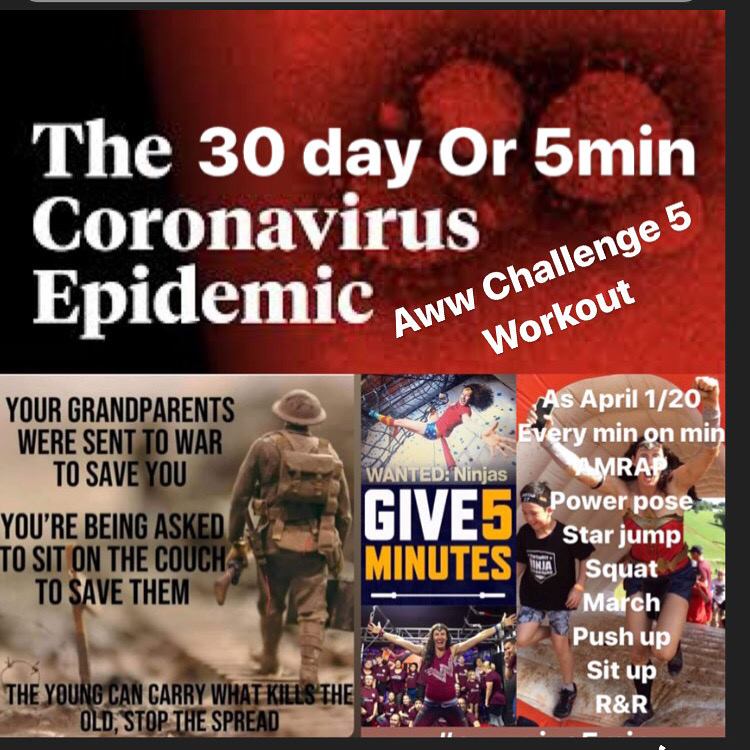 EveryBODY Challenge - Giveme5 or 30days #CoronaFitTest #CoronaFitnessComp #Autism & local business's- April 1-30, 2020 logo