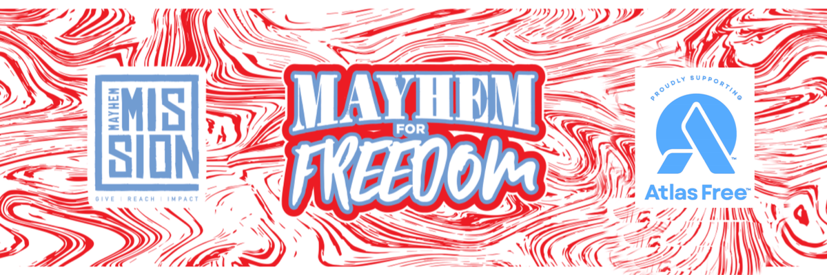 Mayhem for Freedom 2023 logo