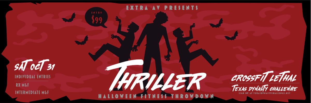 The Extra AV Thriller Halloween Fitness Throwdown - Intermediate Division logo