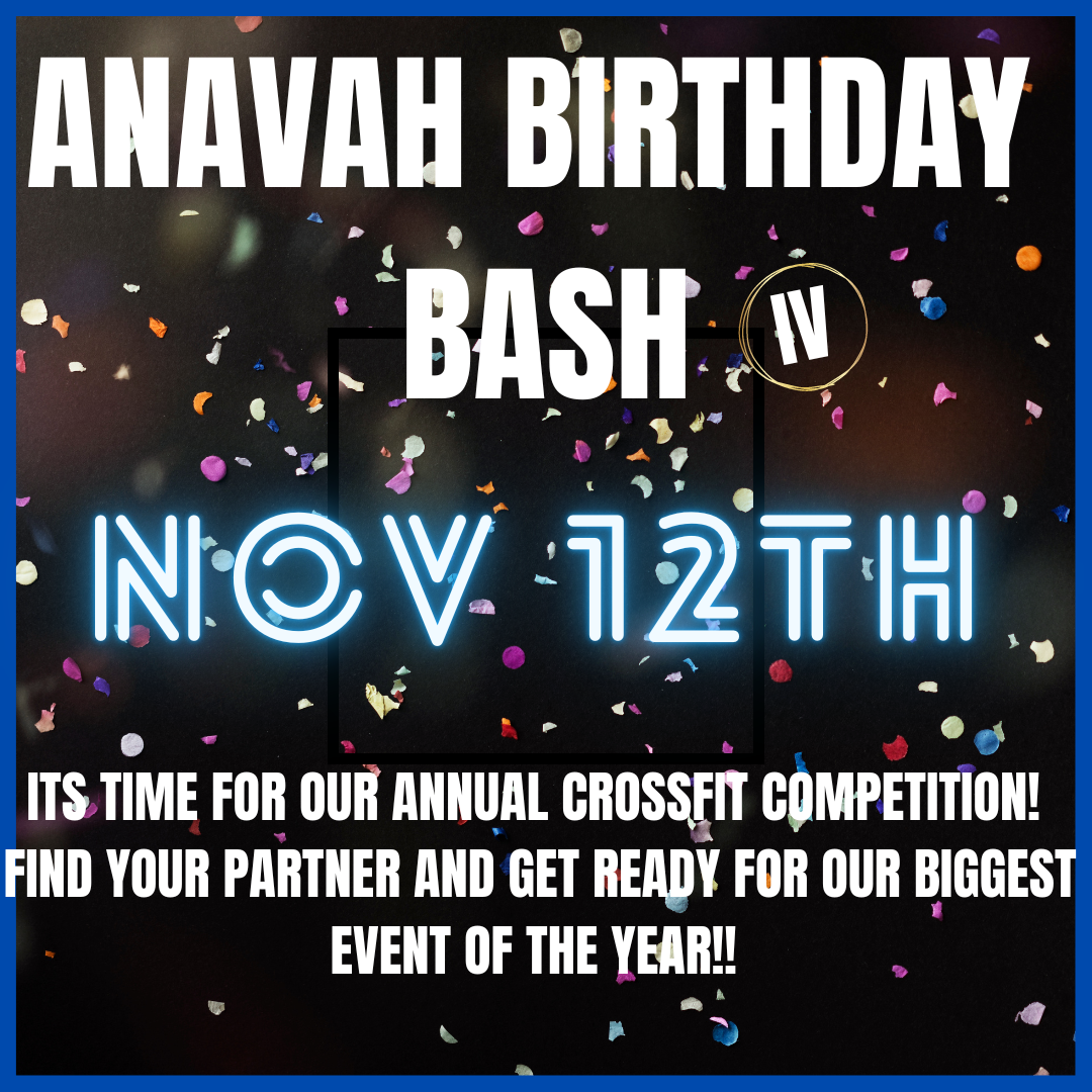 CrossFit Anavah Birthday Bash IV logo