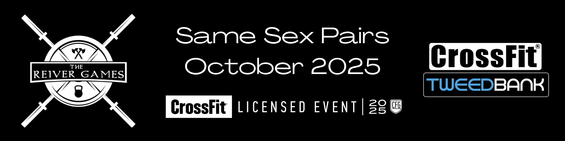 TRG Same sex pairs October 2025 FINALS logo