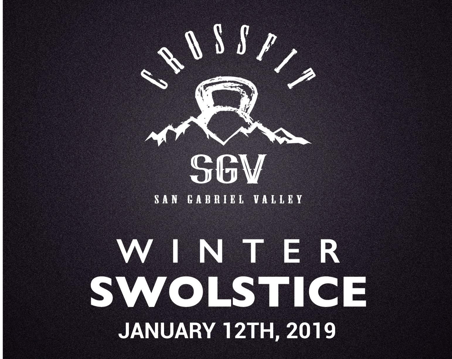 Winter Swolstice 2019 @ CrossFit SGV  logo