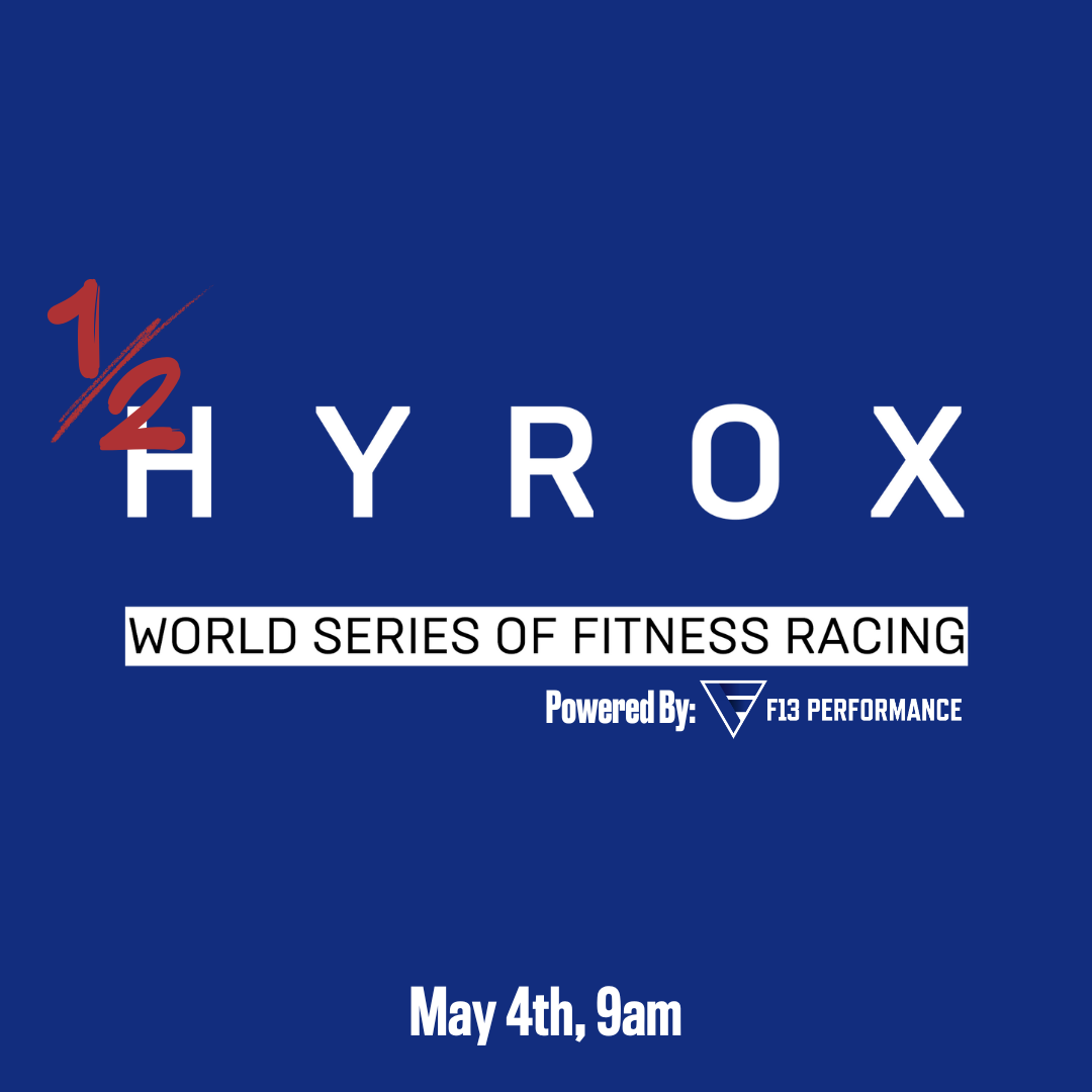 1/2 Hyrox Powered by F13 Performance logo