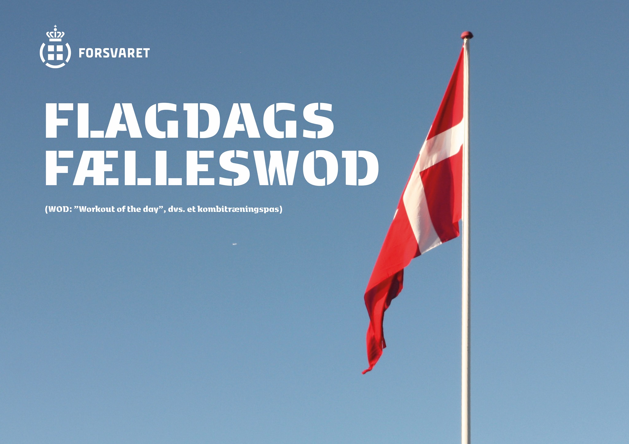 Flagdags FællesWOD 2020 logo