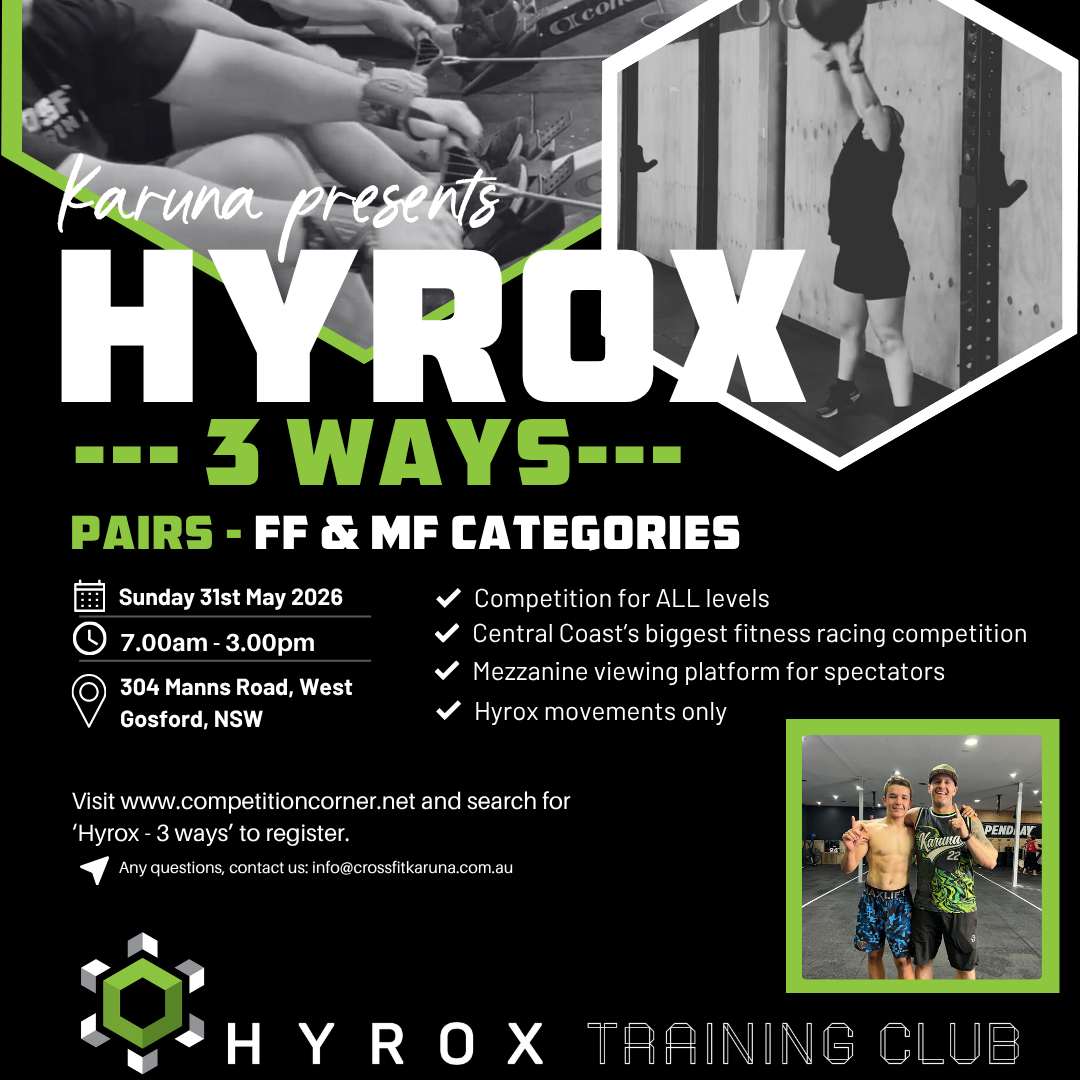 Hyrox - 3 ways  logo