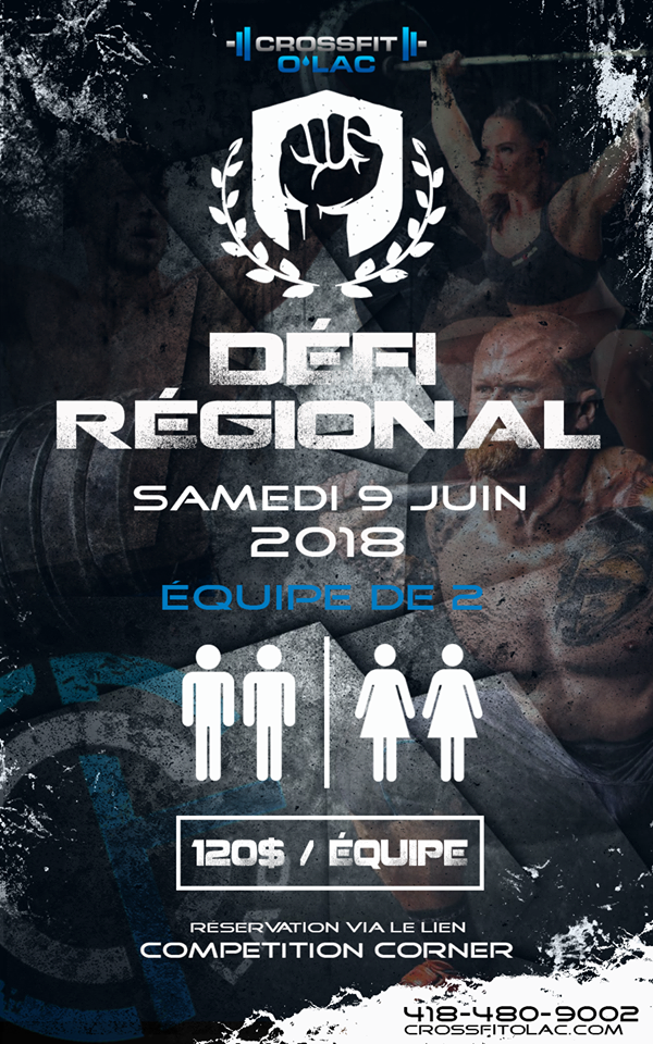 Défi Régional at CrossFit O'Lac 2018 logo