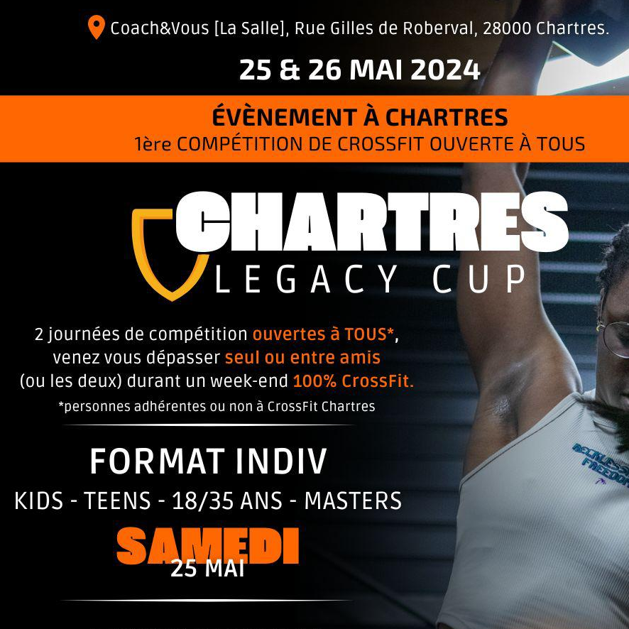 CHARTRES LEGACY CUP - Individual & Team of 3 logo