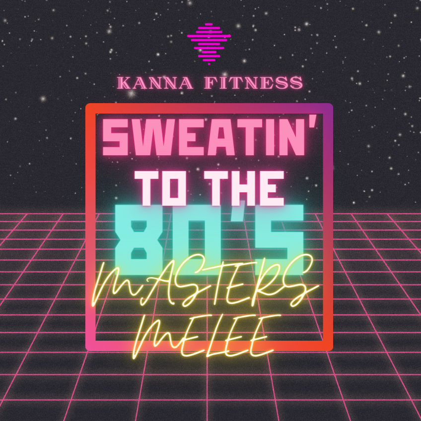 Sweatin' to the 80s: Masters Melee logo