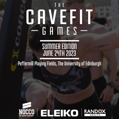 CAVEFIT GAMES - JUNE 24th logo