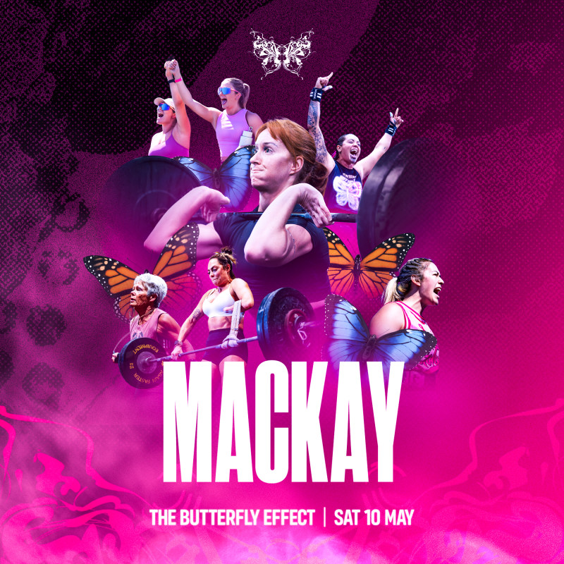 BUTTERFLY EFFECT MACKAY 2025 logo