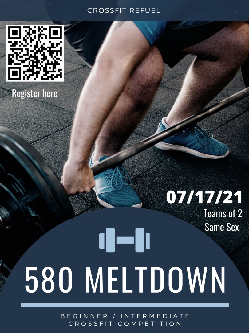CrossFit Refuel Presents 580 Meltdown logo