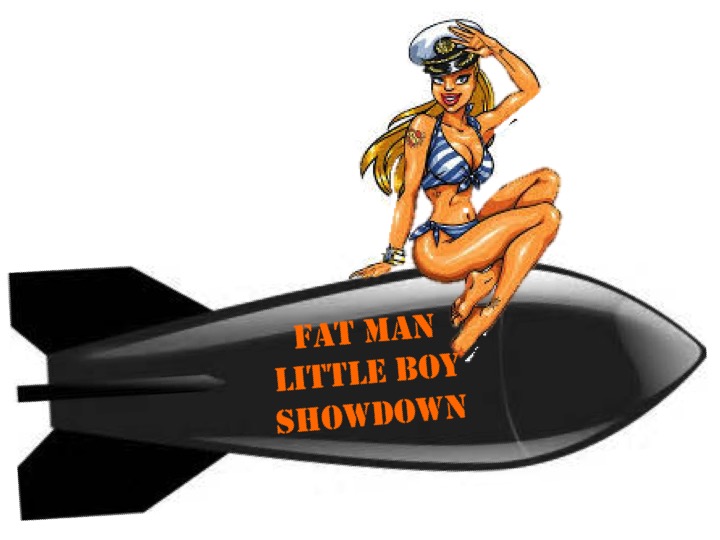 Fat Man Little Boy Showdown logo
