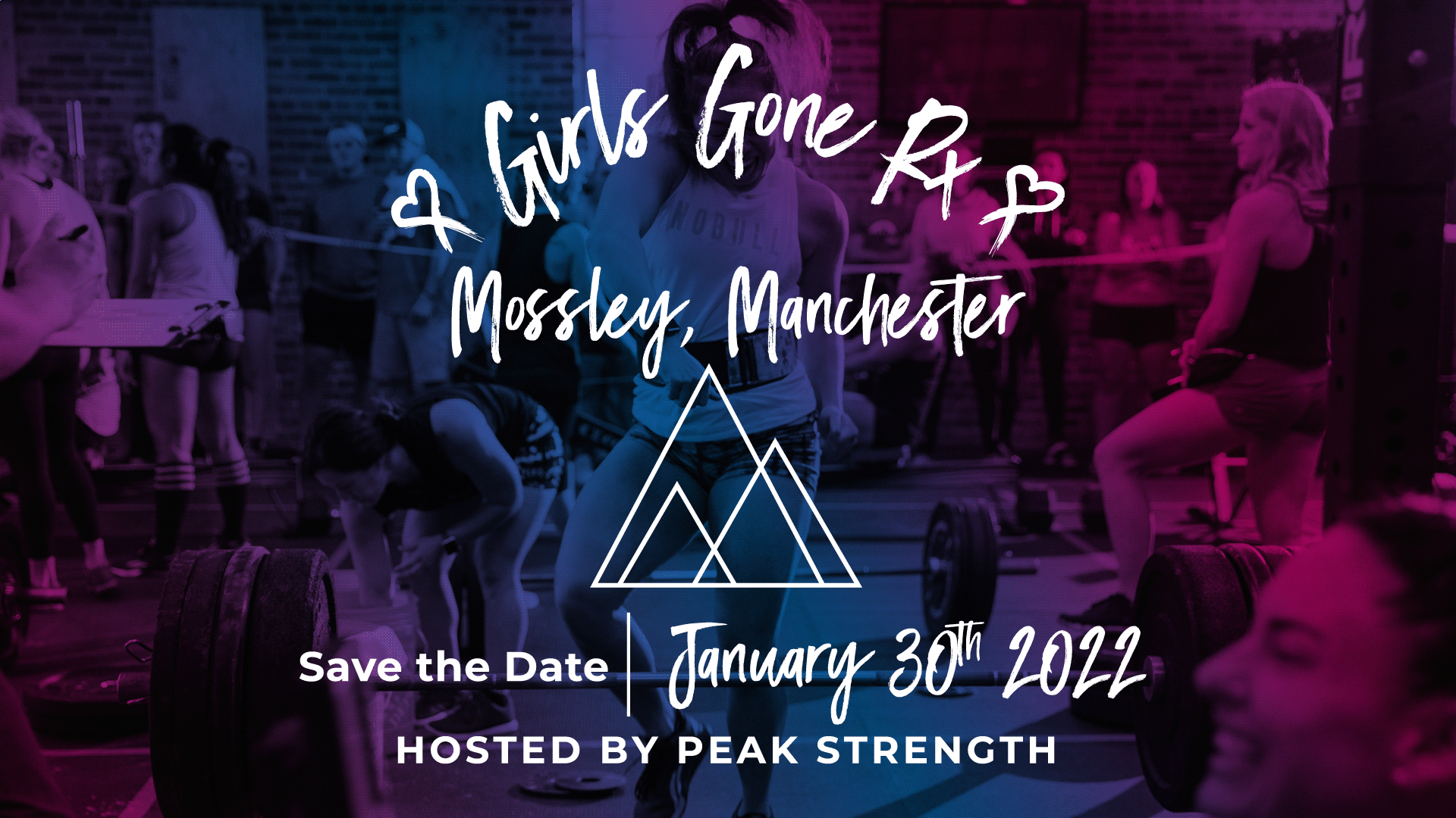 Girls Gone Rx UK x Peak Strength logo
