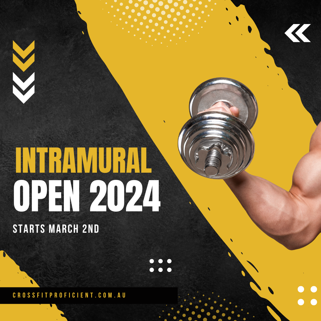 CrossFit Proficient Intramural Open 2024 logo