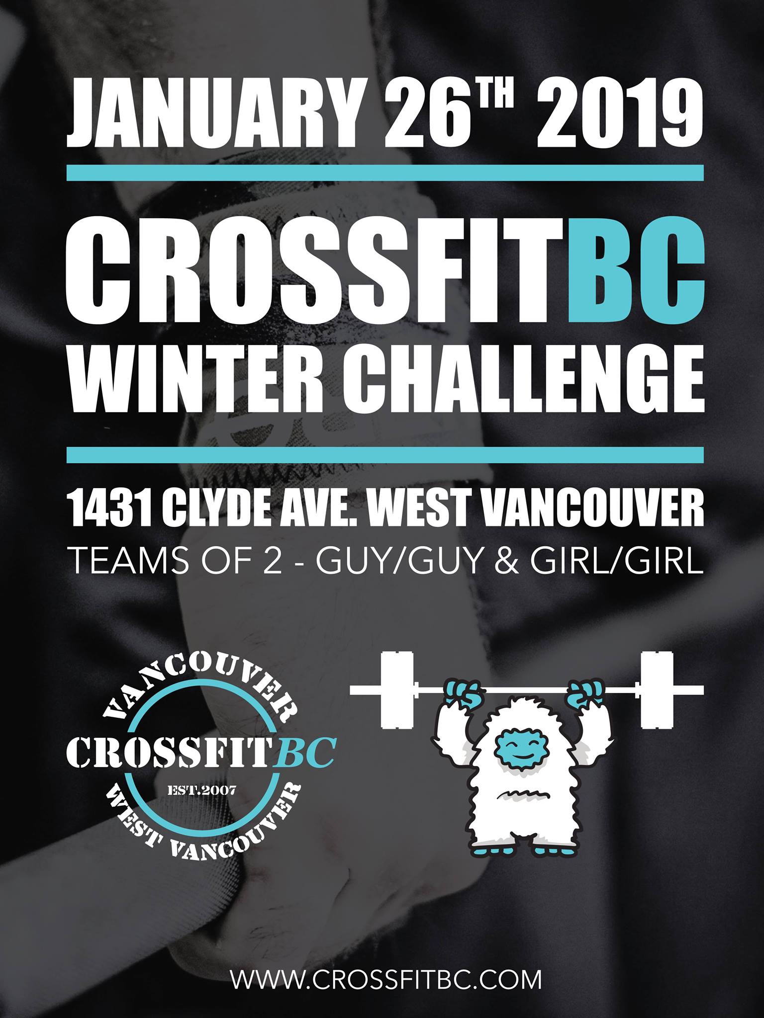 2019 CrossFit BC Winter Challenge logo