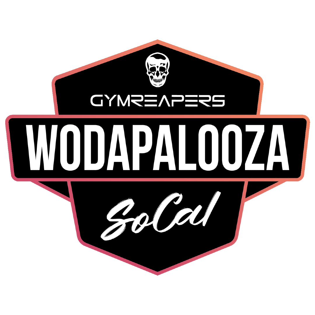 GYM TOUR 2026 Gymreapers Wodapalooza SoCal logo