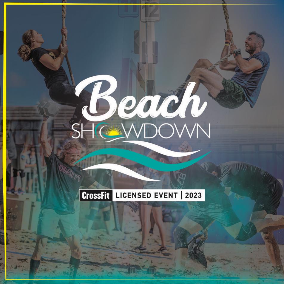 The 2023 Beach Showdown Outdoor Buddy Edition Qualifiers - official '23 CROSSFIT® LICENSED EVENT logo