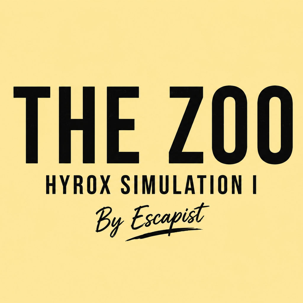 The Zoo Hyrox Simulation I by Escapist logo