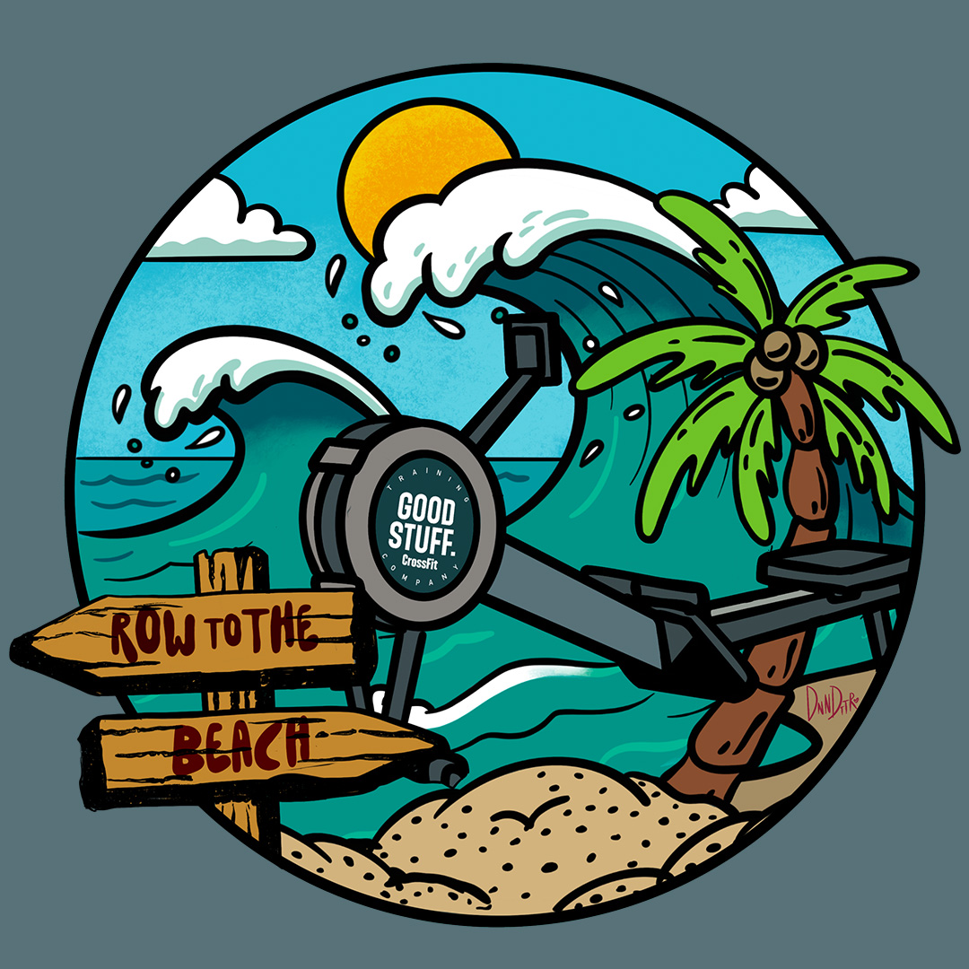 GOOD STUFF ROW TO THE BEACH CHALLENGE  logo