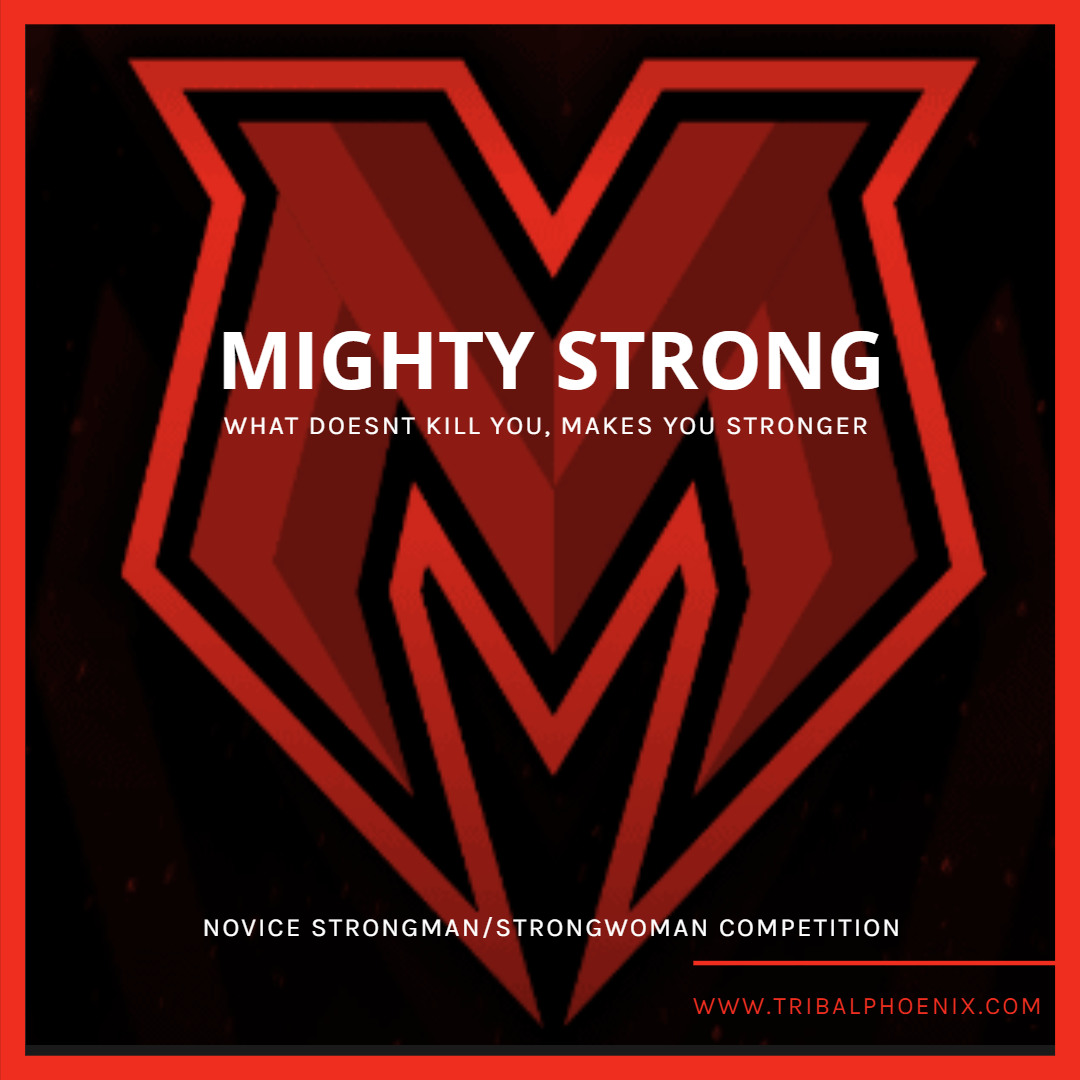 MIGHTY STRONG logo