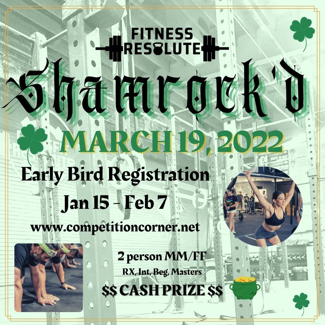 Shamrock'd @ Fitness Resolute logo